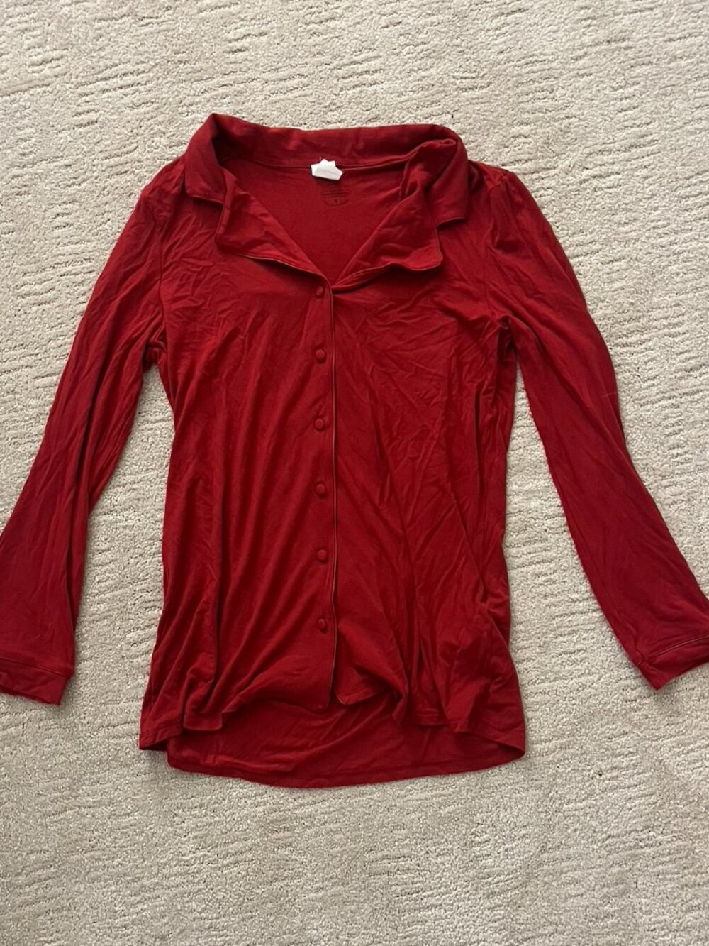 Intimissimi Long Sleeve Button Down Pajama Top